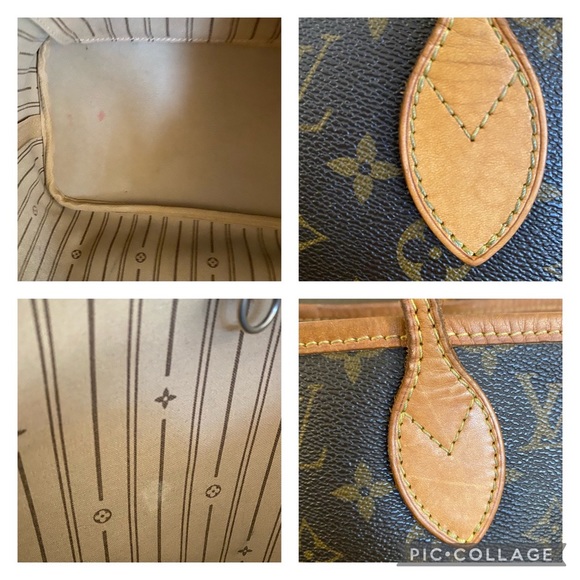 Authentic Monogram Louis Vuitton Neverfull MM with box and dust bag - Picture 4 of 9